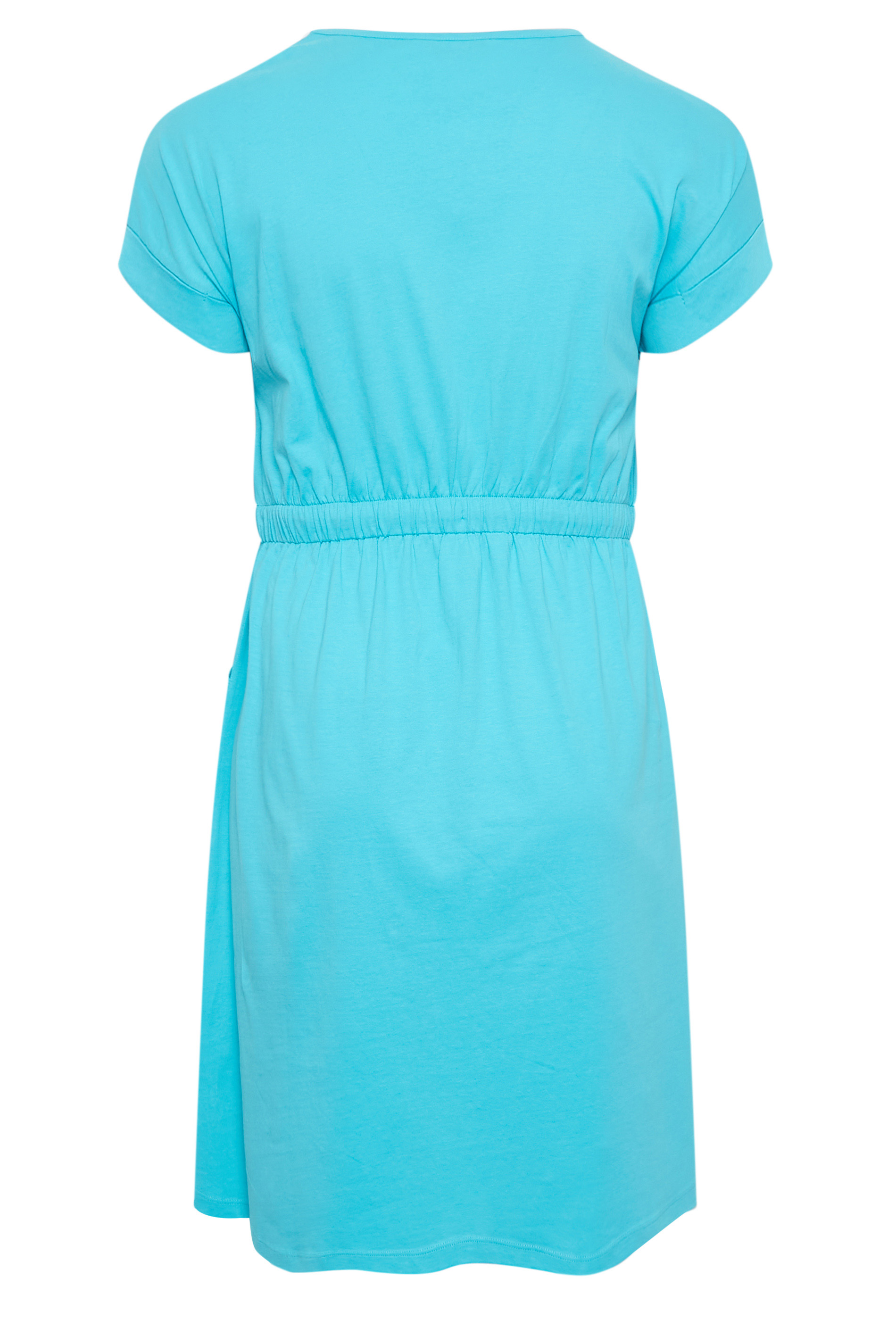 Plus Cotton Short Sleeve T-Shirt Dress