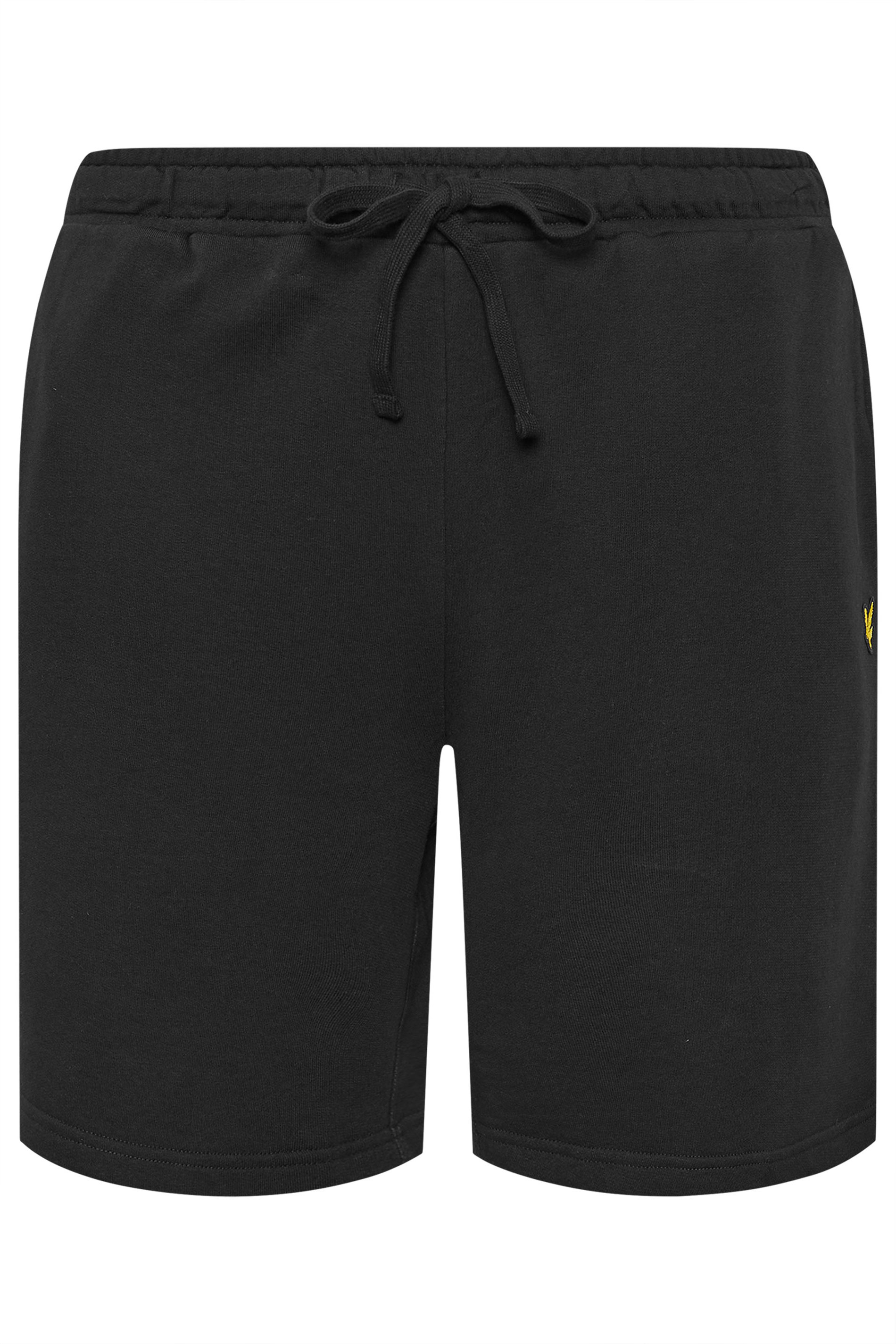 LYLE & SCOTT Big & Tall Black Jogger Shorts | BadRhino 2