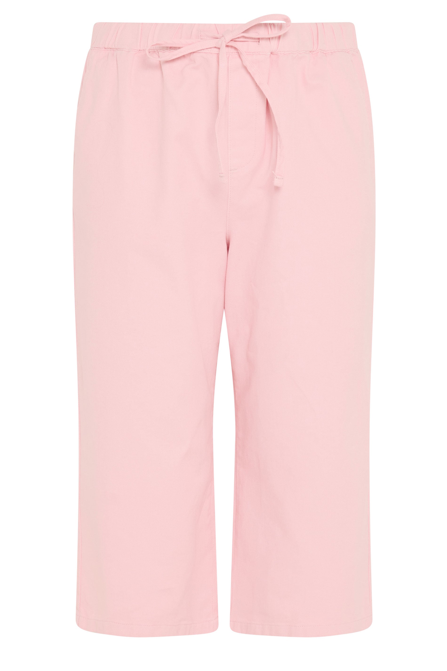 YOURS Plus Size Pink Cropped Jeans | Yours Clothing 6