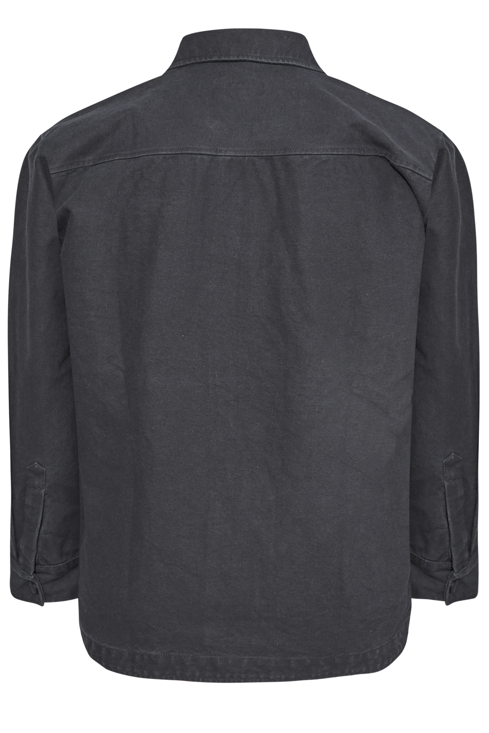 BadRhino Big & Tall Navy Blue Twill Overshirt Jacket | BadRhino 3