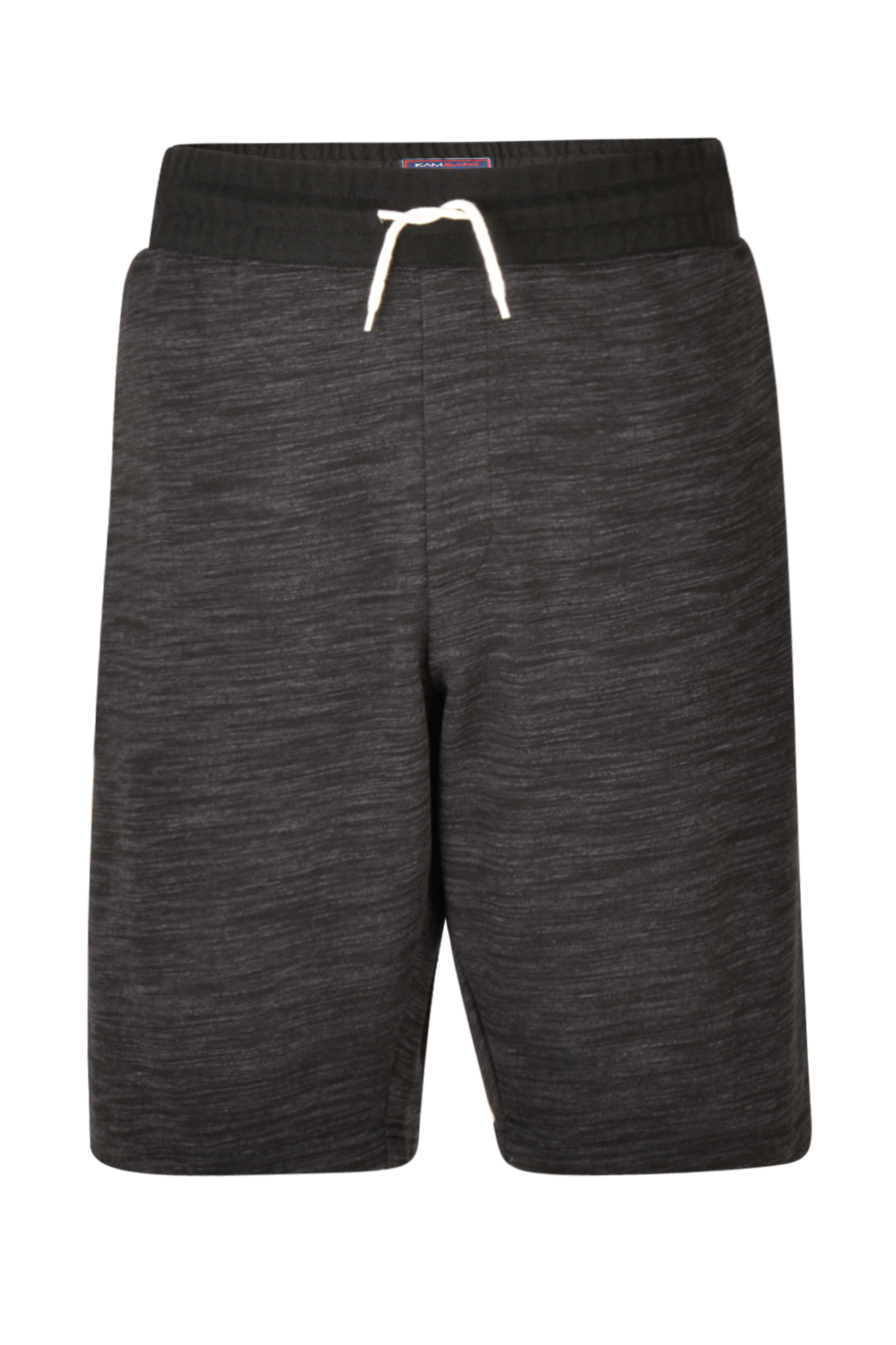 KAM Big & Tall Charcoal Grey Jogger Shorts 1