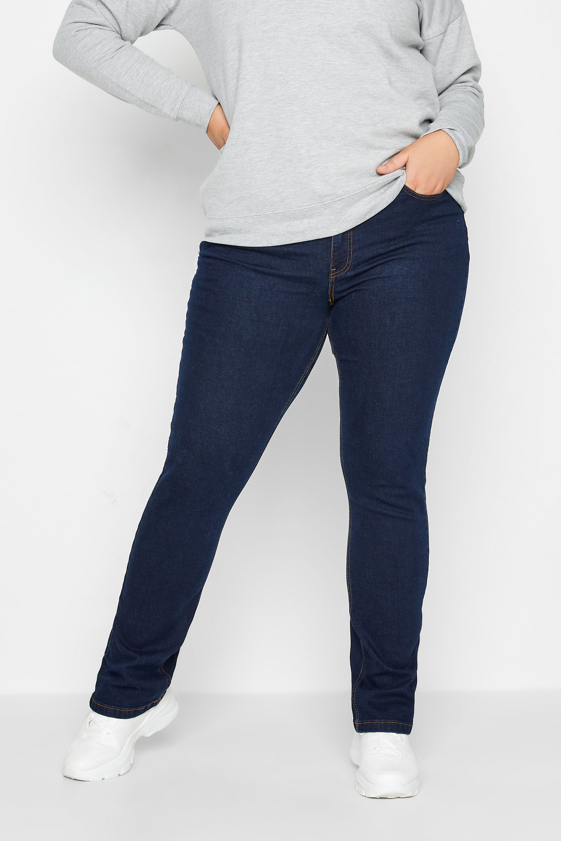 LTS Tall Women's Indigo Blue MIA Slim Leg Jeans | Long Tall Sally 1
