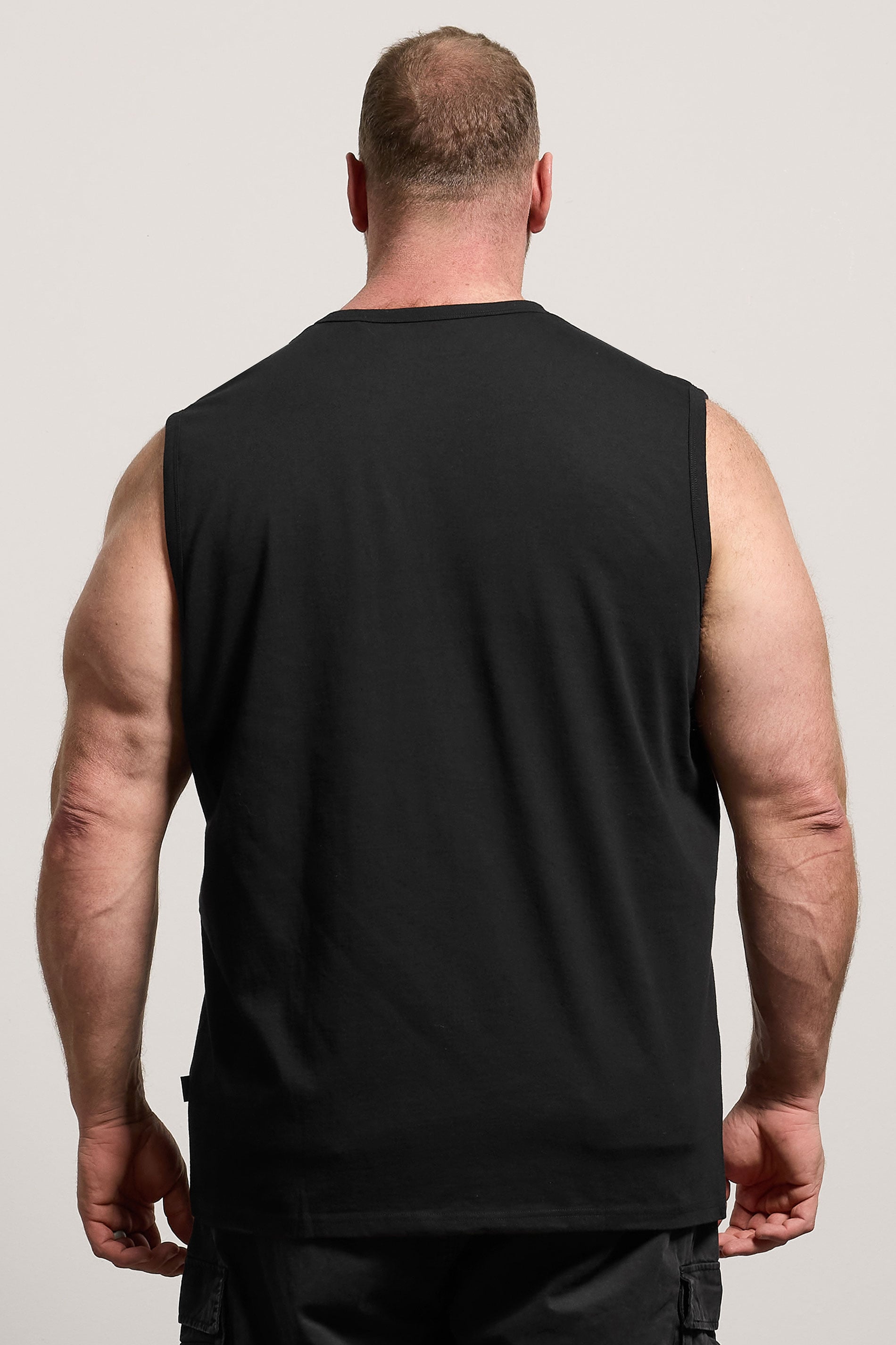 BadRhino Big & Tall 3 PACK Black/Off White/Clay Orange Muscle Vests | BadRhino 6
