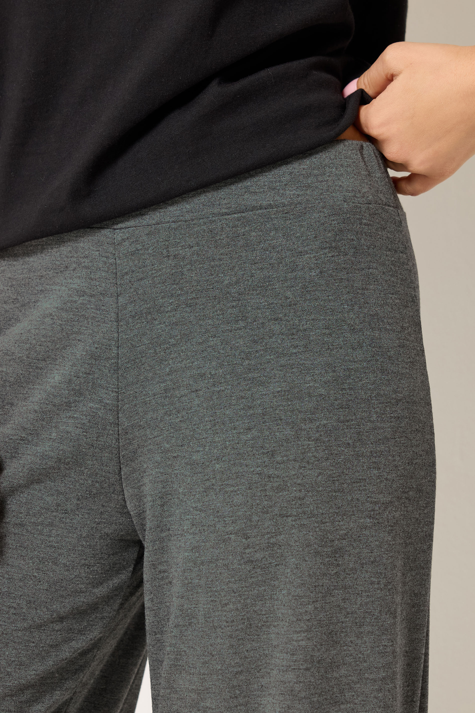 PixieGirl Petite Grey Wide Leg Trousers | PixieGirl  5