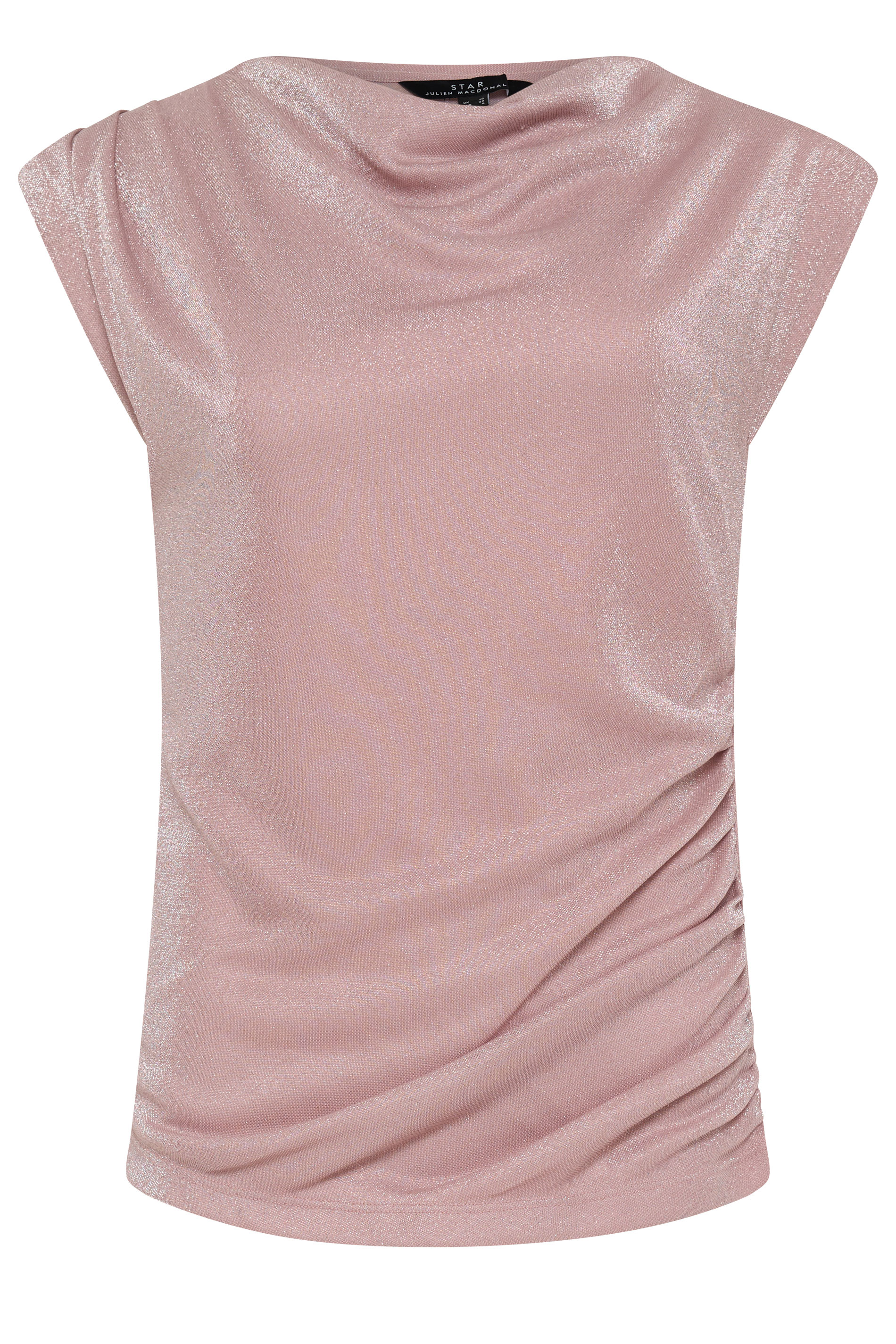 STAR Pink Shimmer Draped Top | StarByJM 5