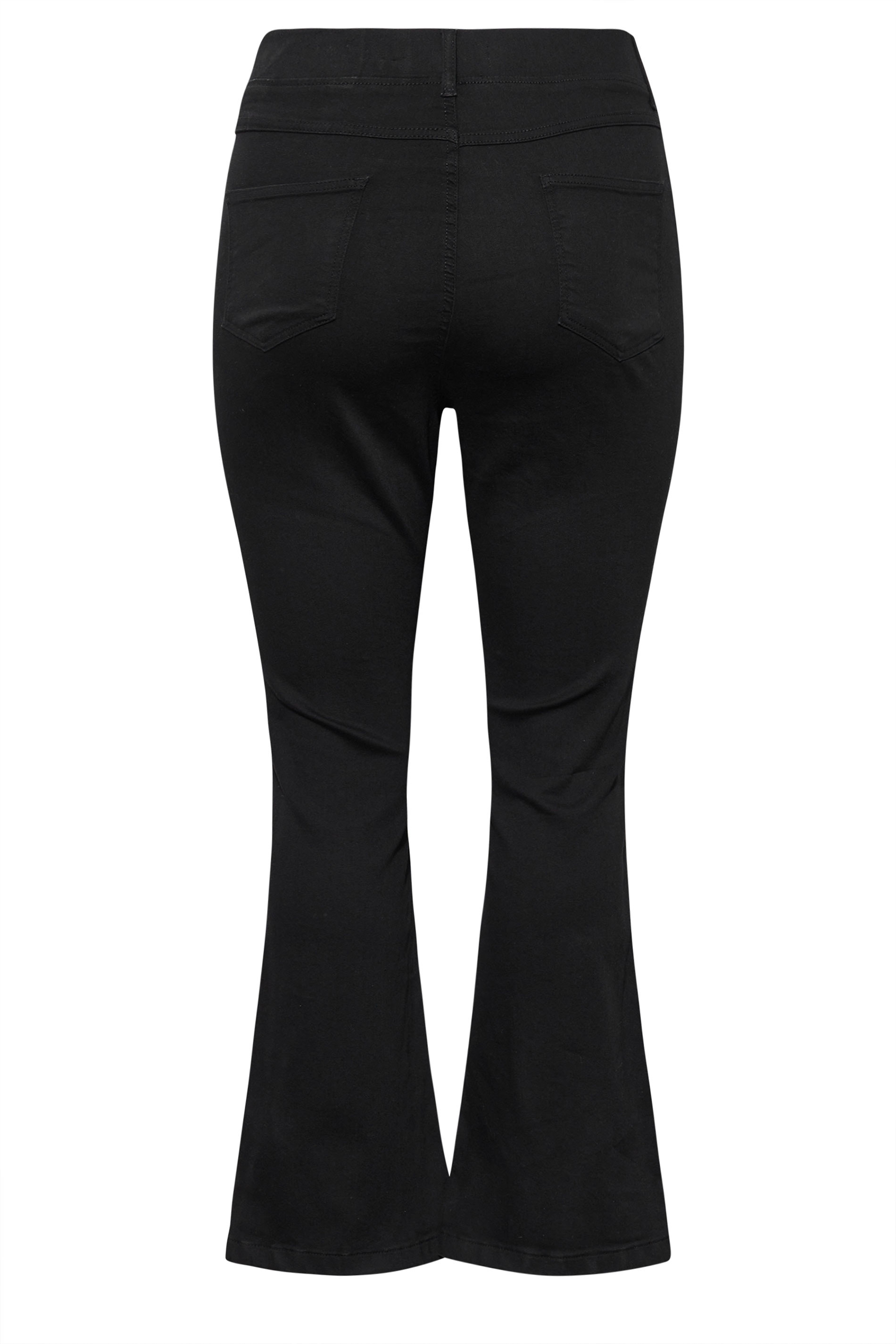 Plus Size Black Pull-On HANNAH Bootcut Jeggings