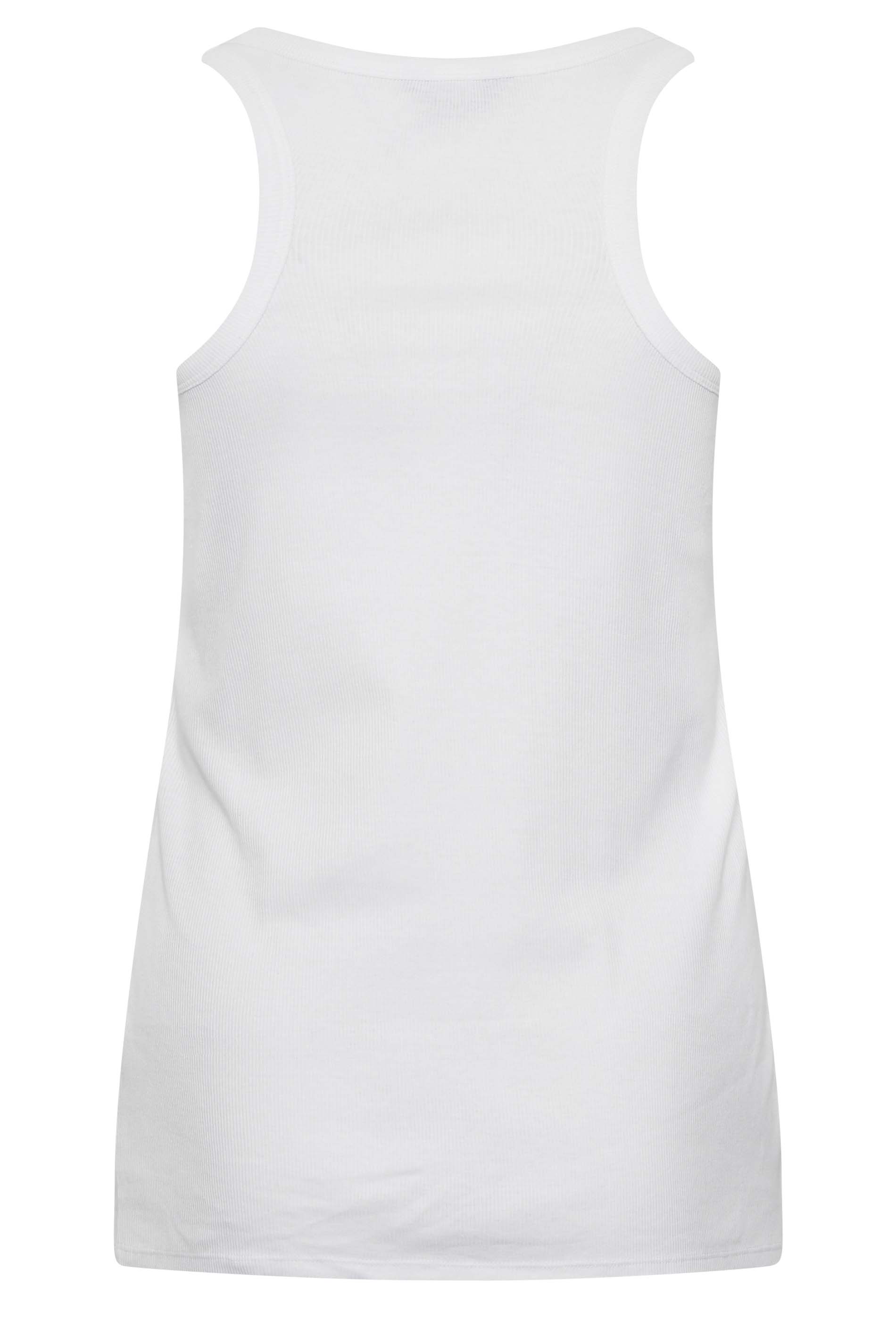 Buy Black Ribbed Racer Tank Vest Sleeveless Top from the Next UK online shop