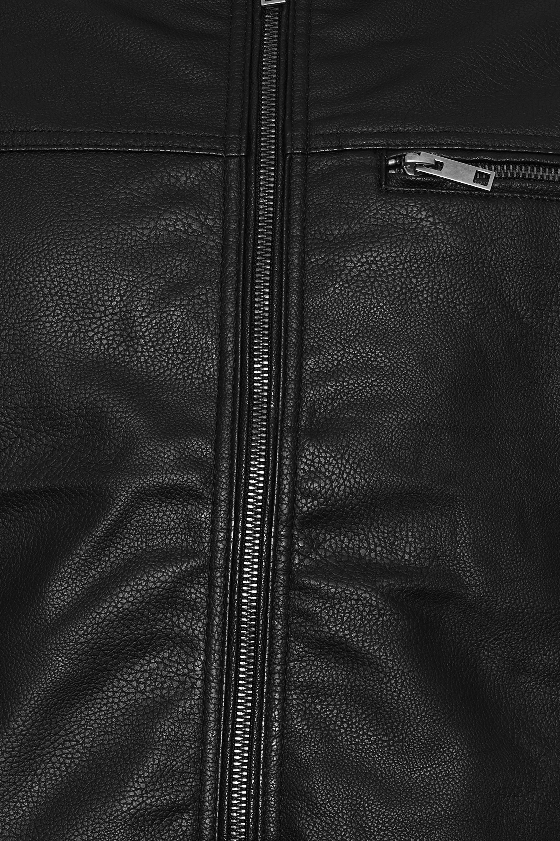 JACK & JONES Big & Tall Black Rocky Jacket | BadRhino 5