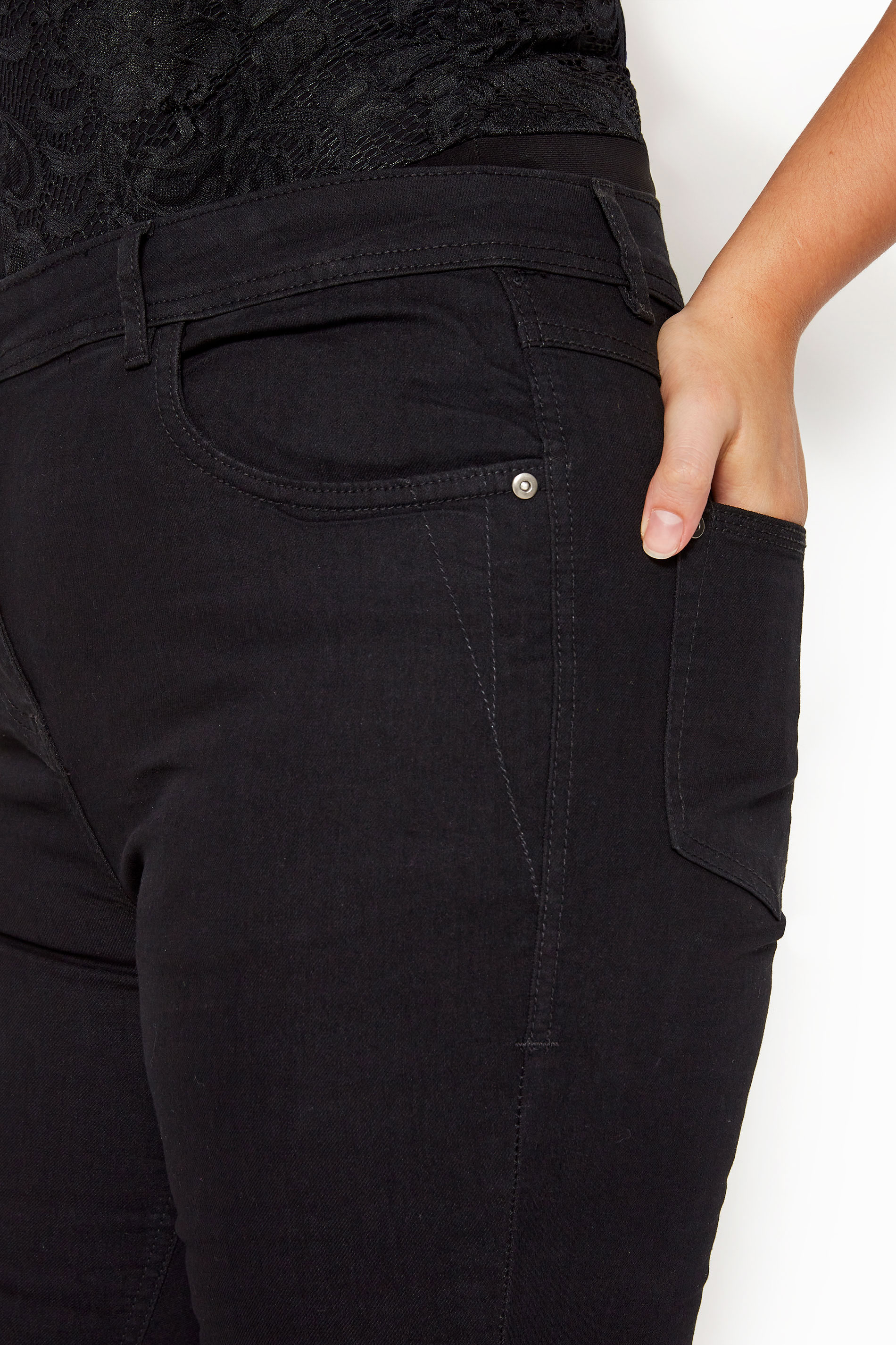 Black Straight Leg RUBY Jeans, Plus size 16 to 36 3