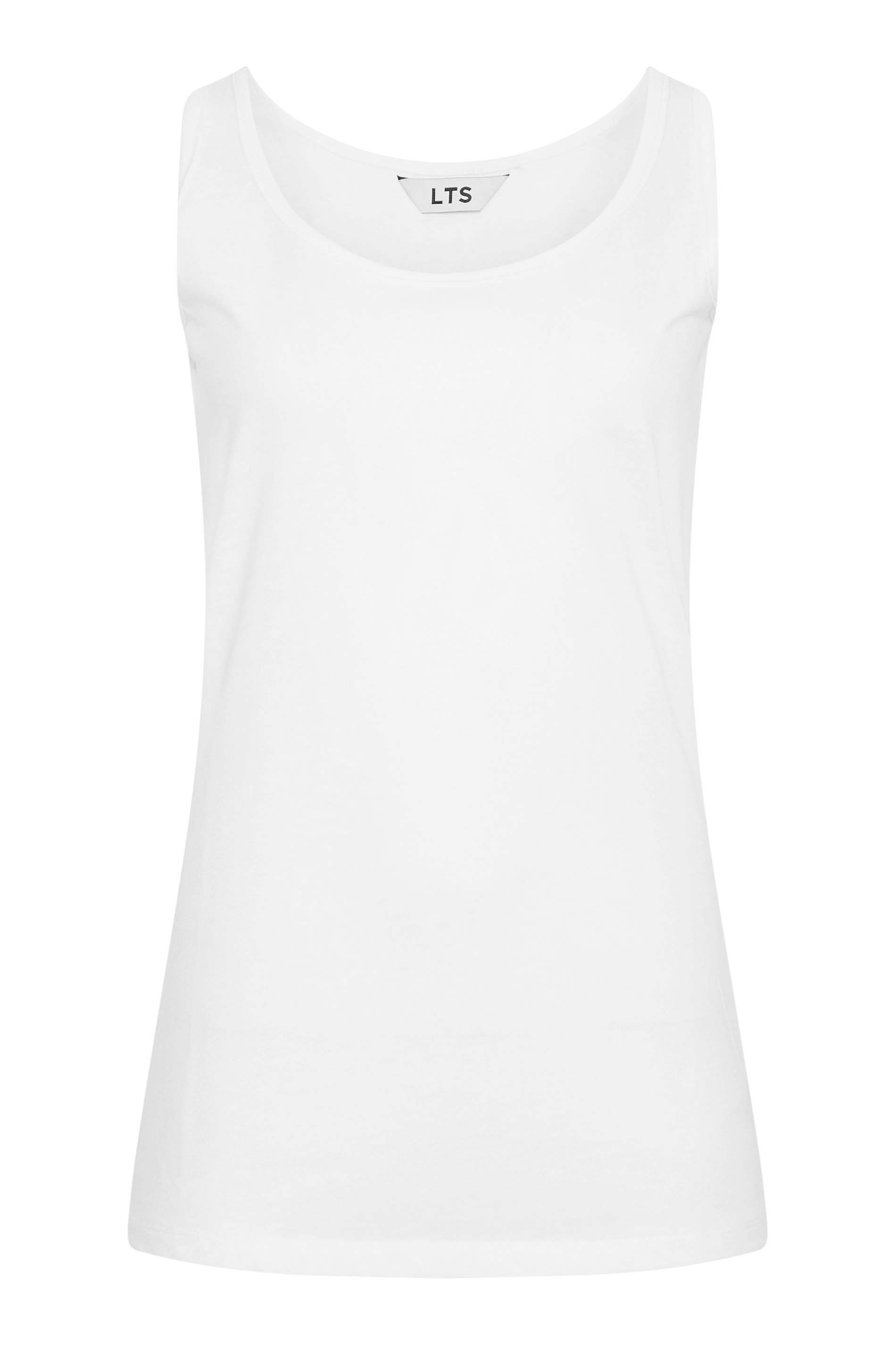 LTS 2 PACK Tall Women's Black & White Vest Tops | Long Tall Sally