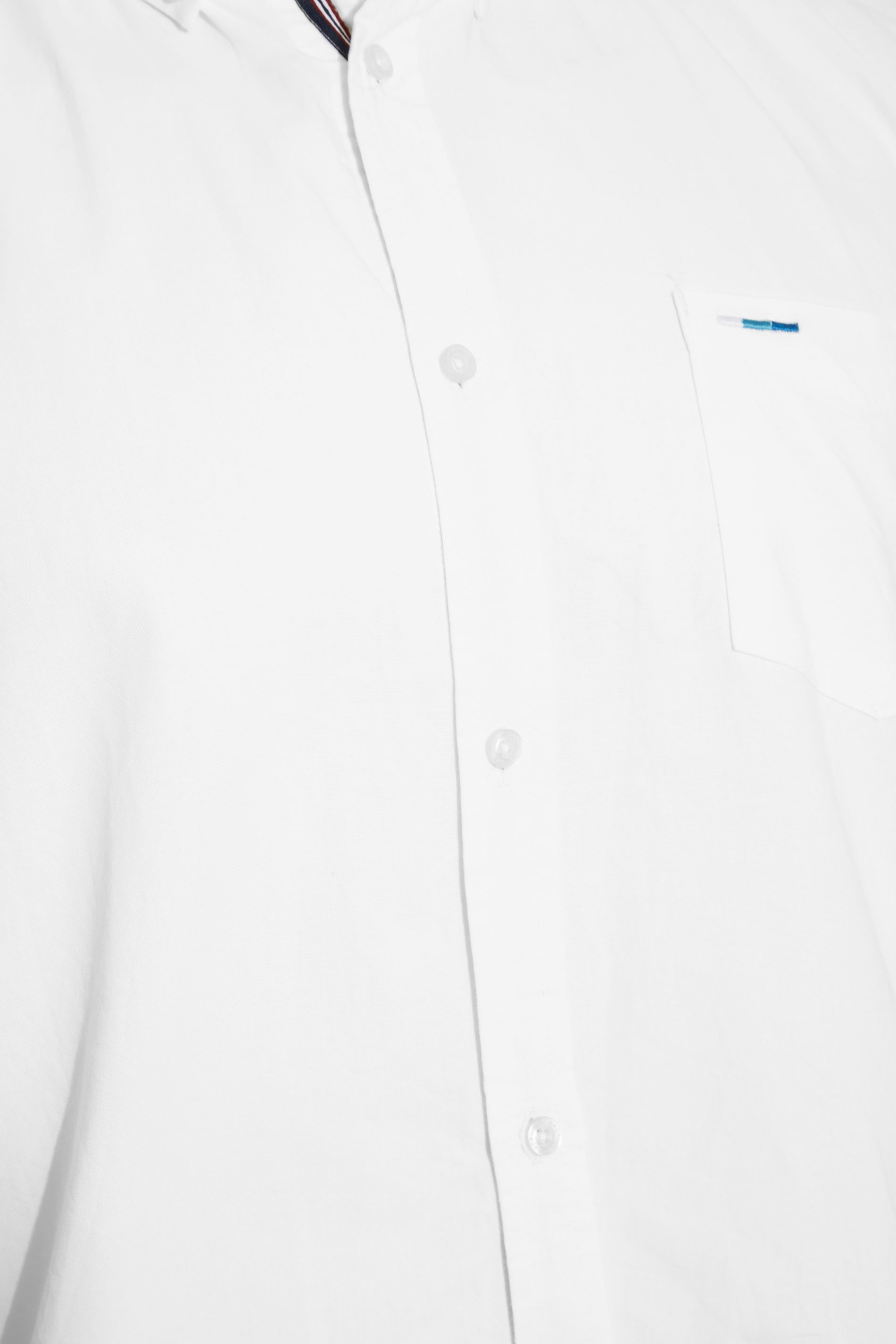 BadRhino White Essential Short Sleeve Oxford Shirt | BadRhino 2