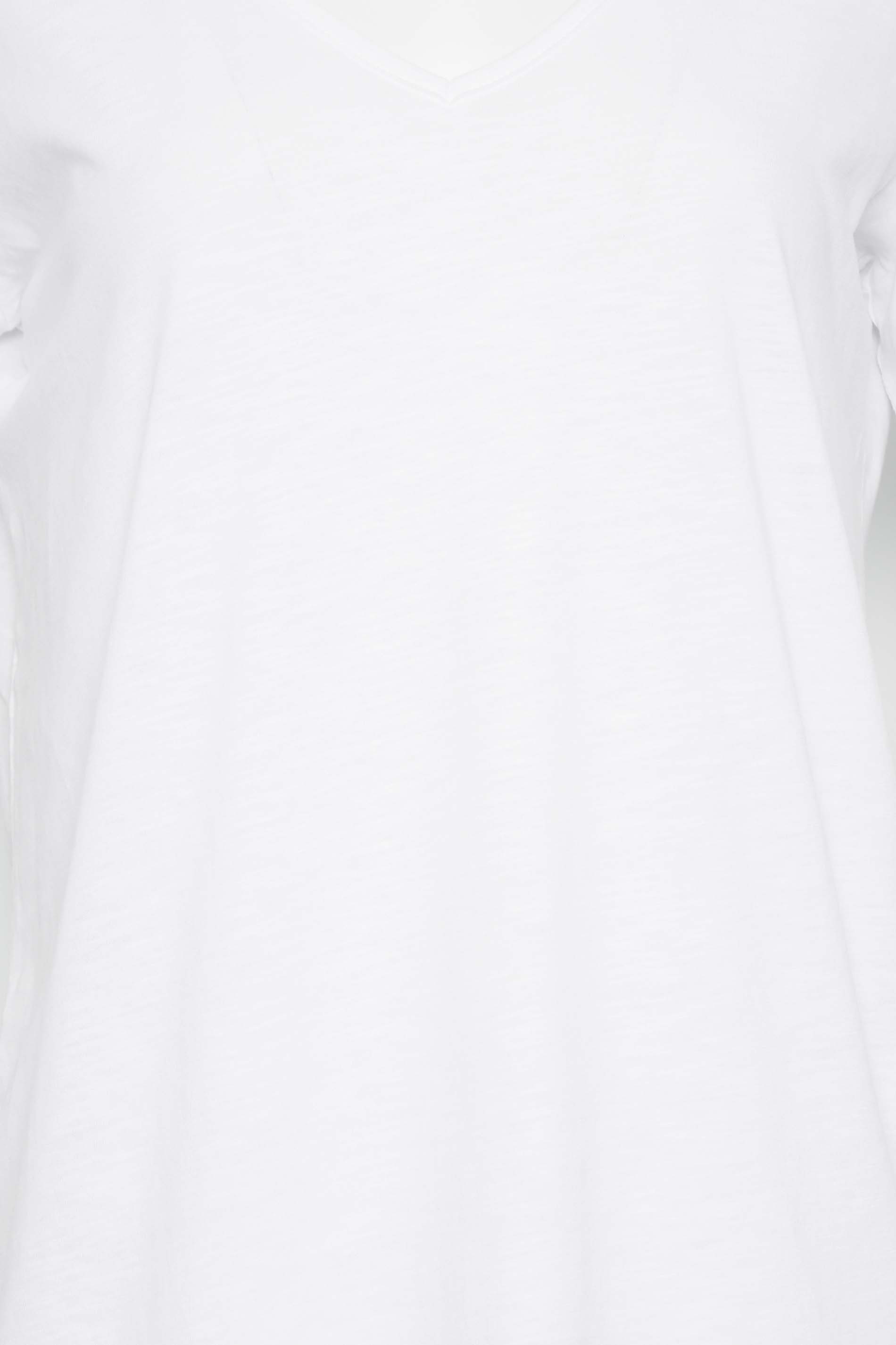 LTS Tall Women's White Short Sleeve Cotton T-Shirt | Long Tall Sally 3