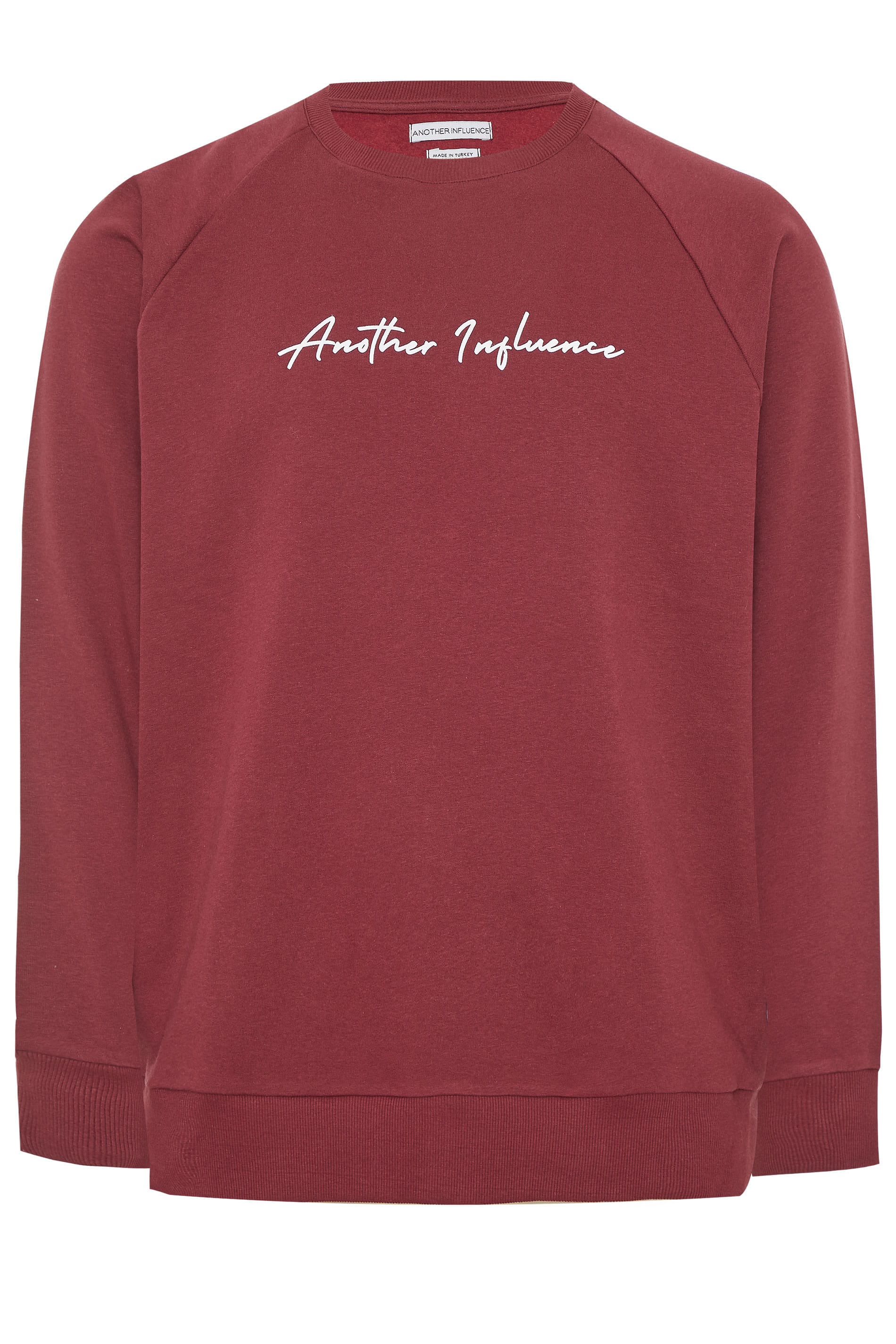 ANOTHER INFLUENCE Burgundy Sweatshirt | BadRhino