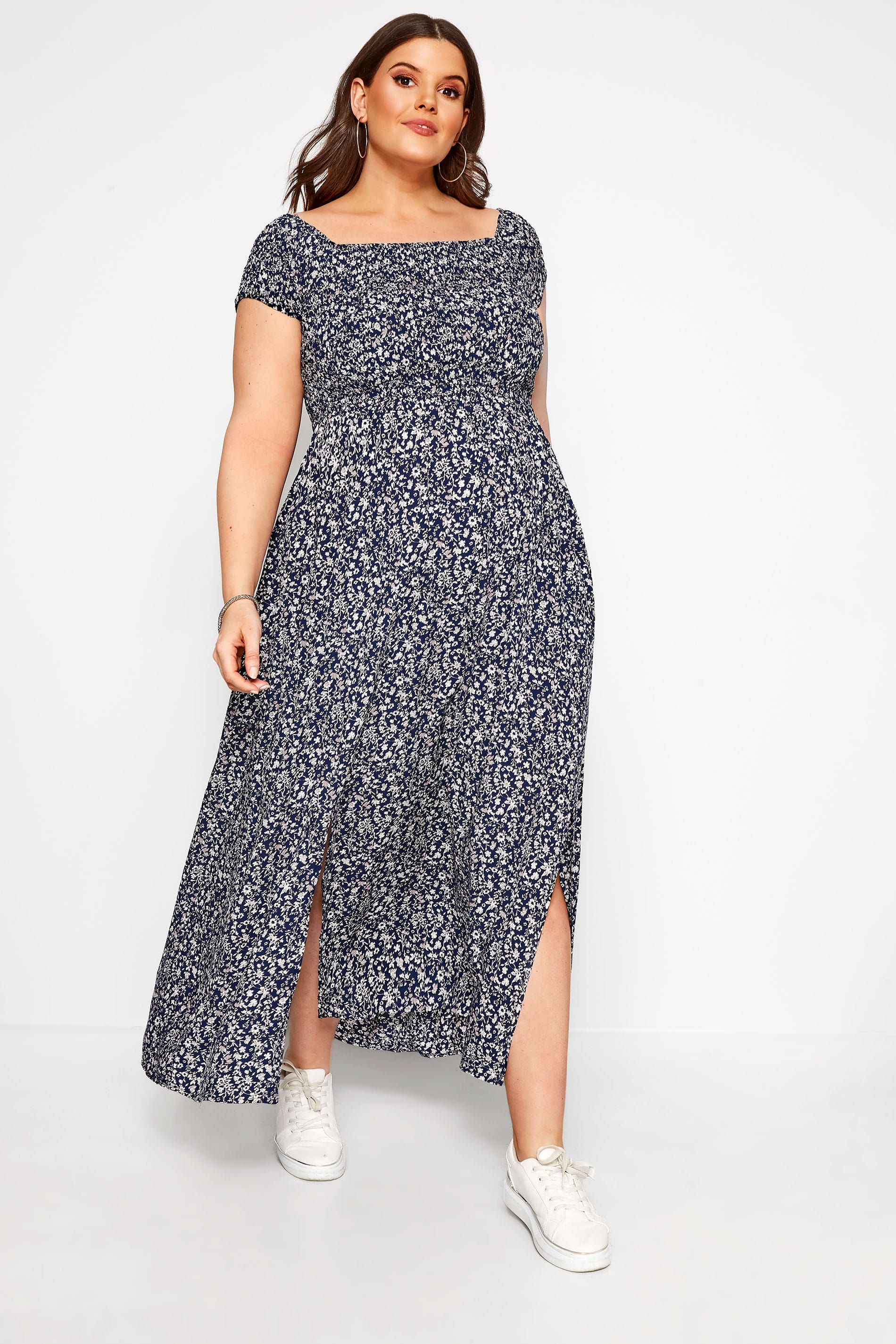 navy maternity maxi dress