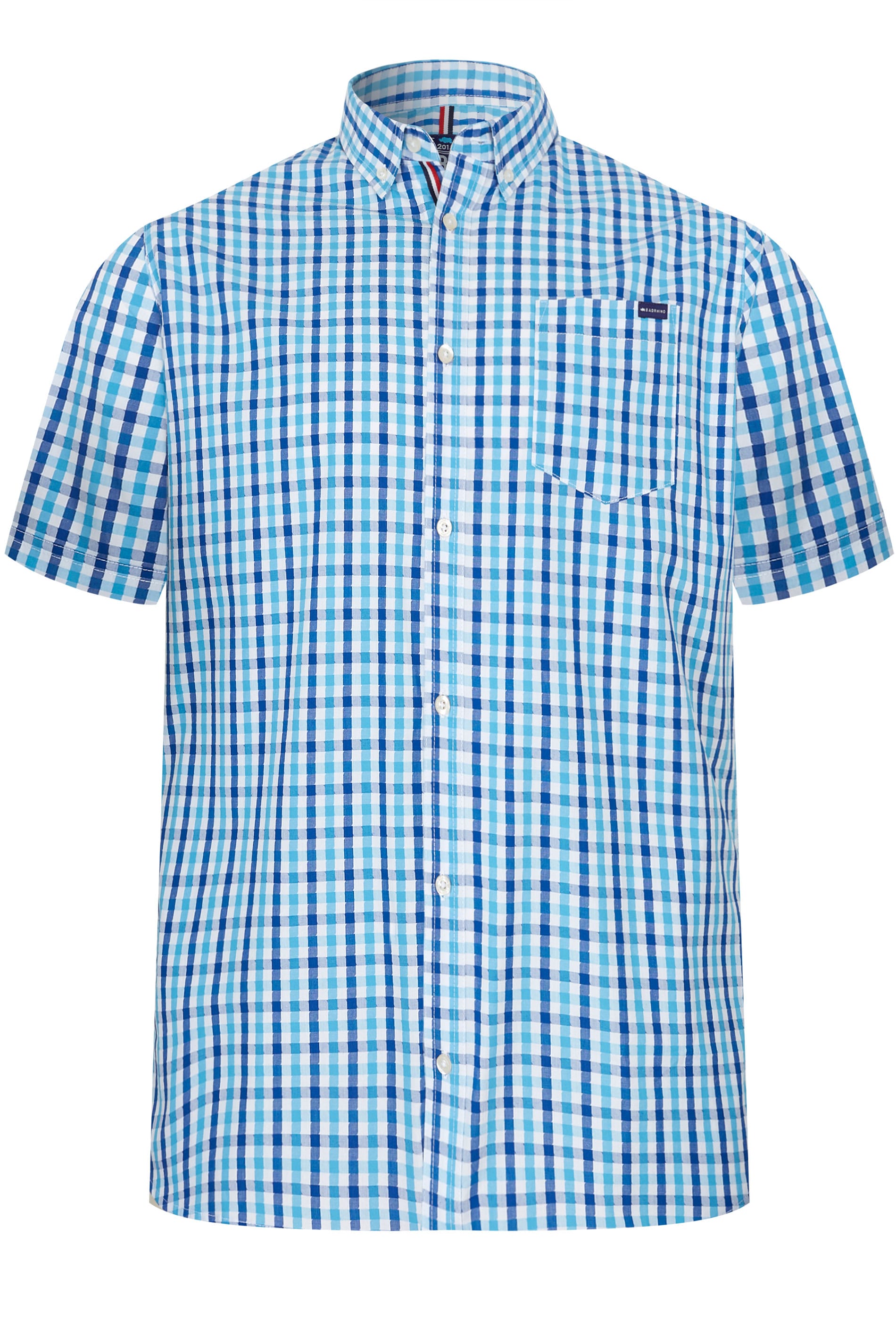 BadRhino Blue Check Short Sleeve Shirt_a3bf.jpg