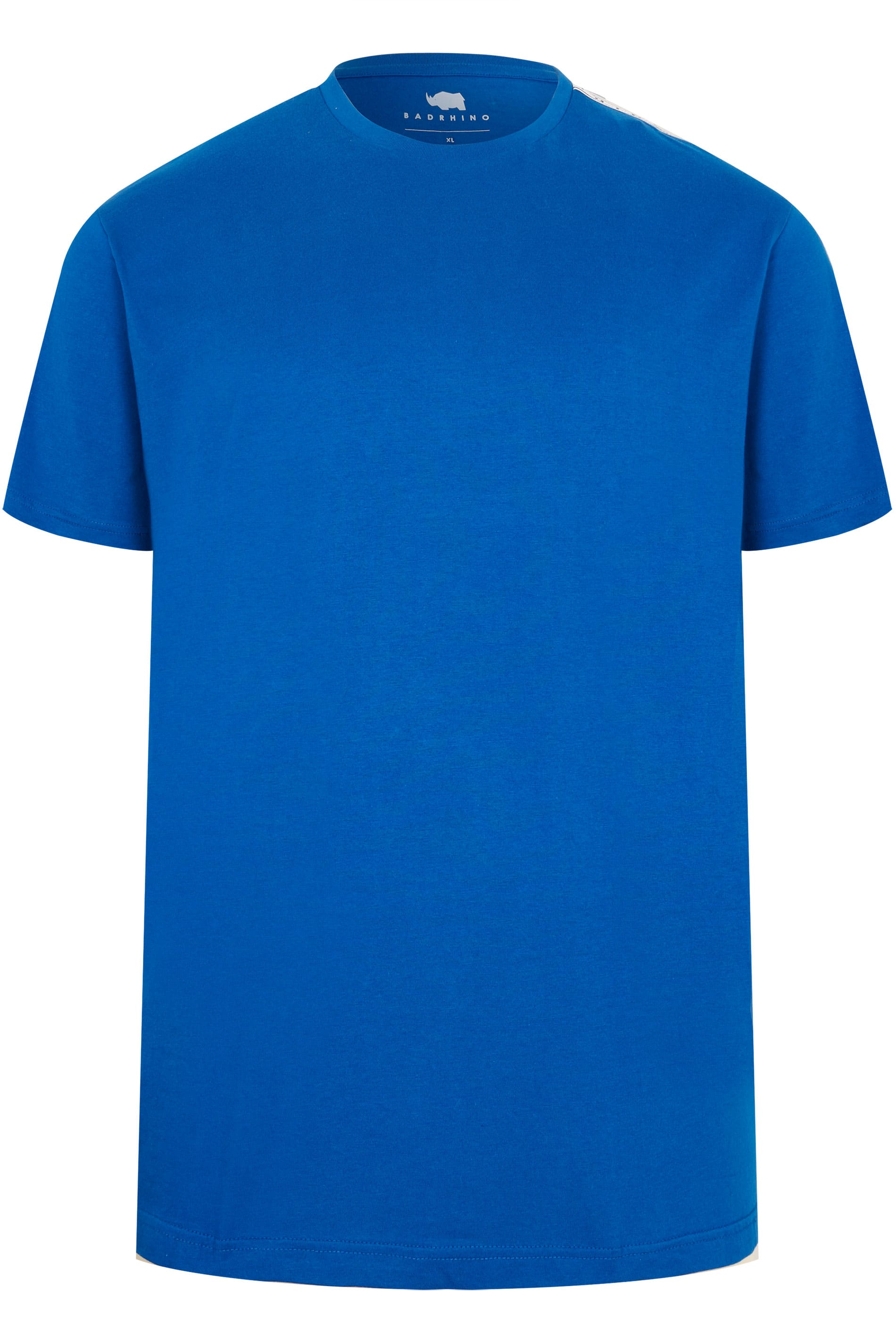 BadRhino Cobalt Blue Taped T-Shirt | Sizes M to 8XL | BadRhino