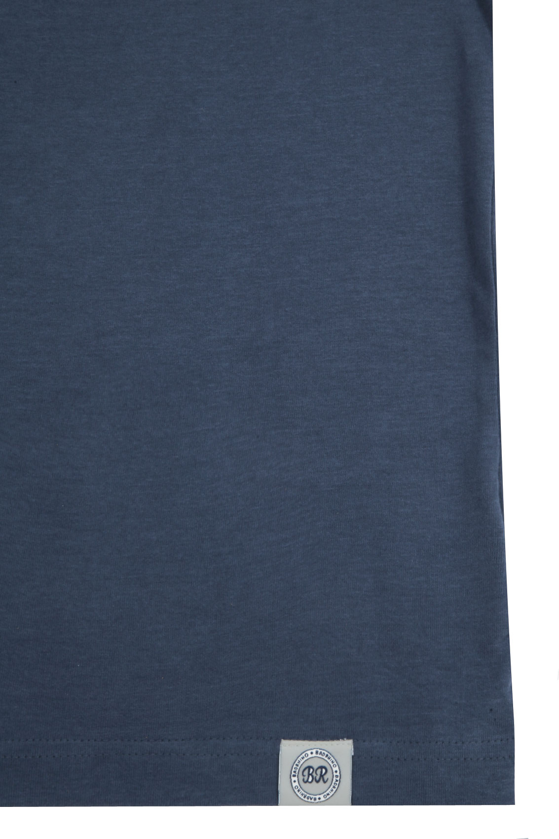 BadRhino Denim Blue Short Sleeve Grandad T-Shirt sizes L to 8XL | BadRhino