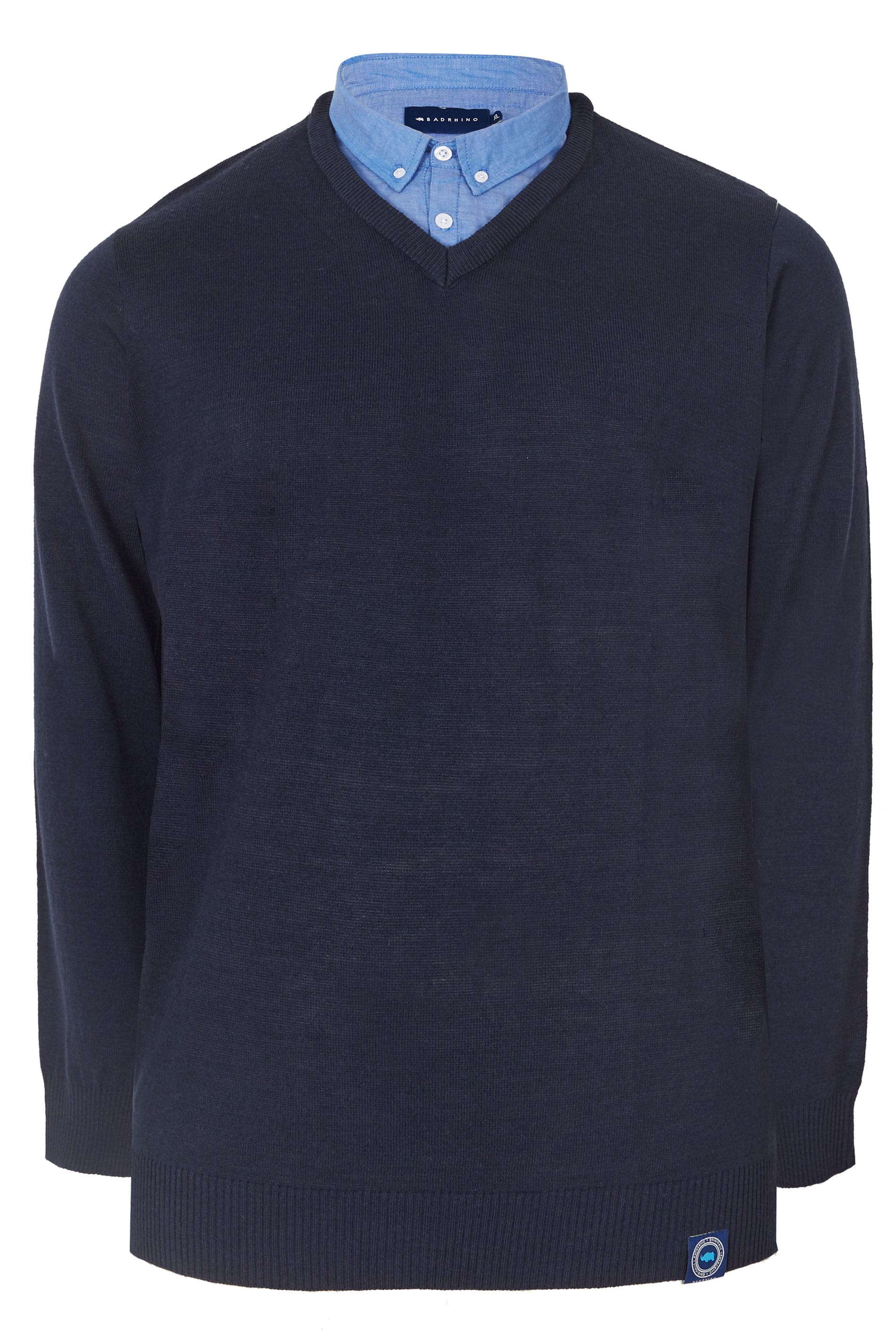 badrhino-navy-jumper-with-blue-mock-shirt-collar-sizes-l-to-8xl