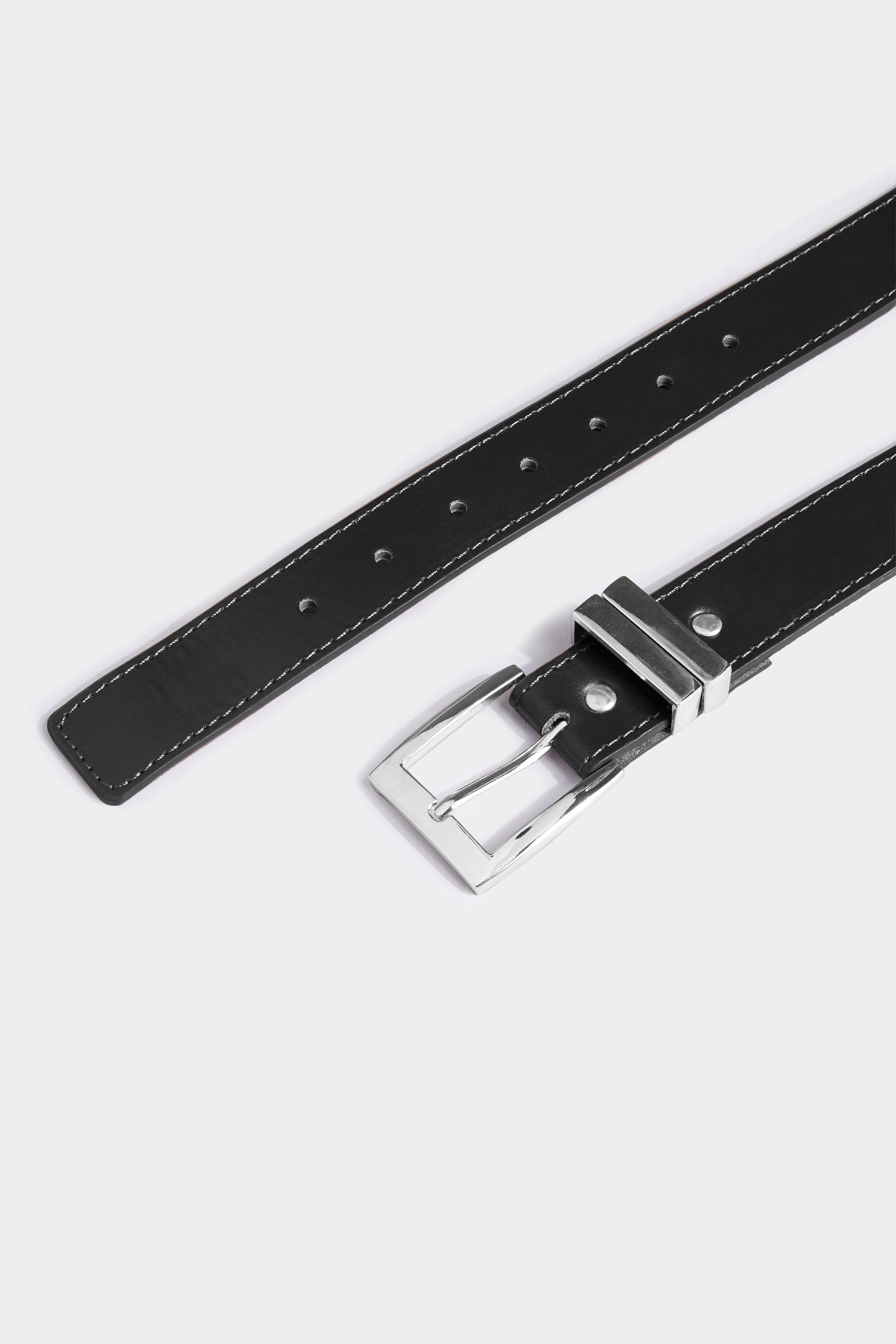 BadRhino Plain Black Bonded Leather Belt | BadRhino
