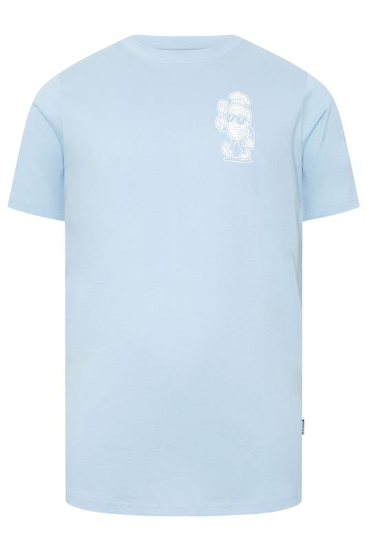 BadRhino Big & Tall Blue Extra Long 'Meat Grill' Graphic T-Shirt | BadRhino 6