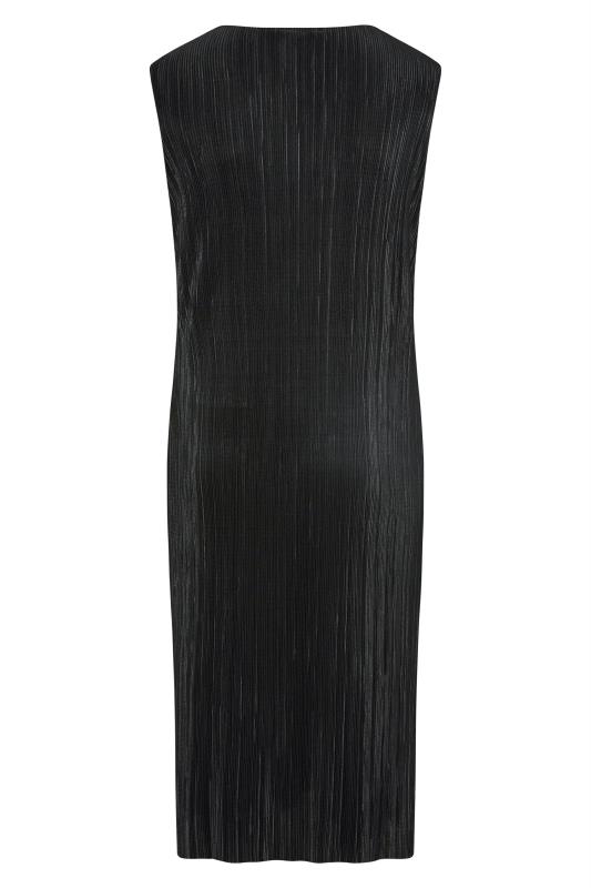 LIMITED COLLECTION Curve Black Sleeveless Plisse Midi Dress_Y.jpg