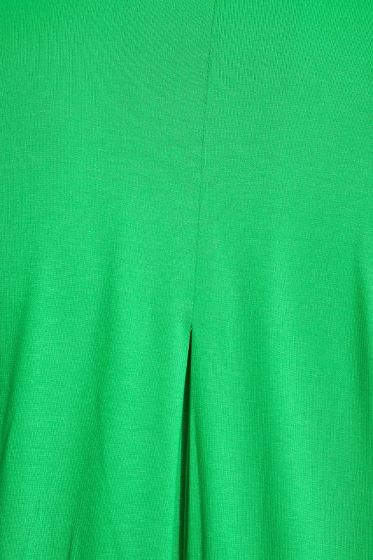 LIMITED COLLECTION Plus Size Apple Green Extreme Dip Back T-Shirt | Yours Clothing 4