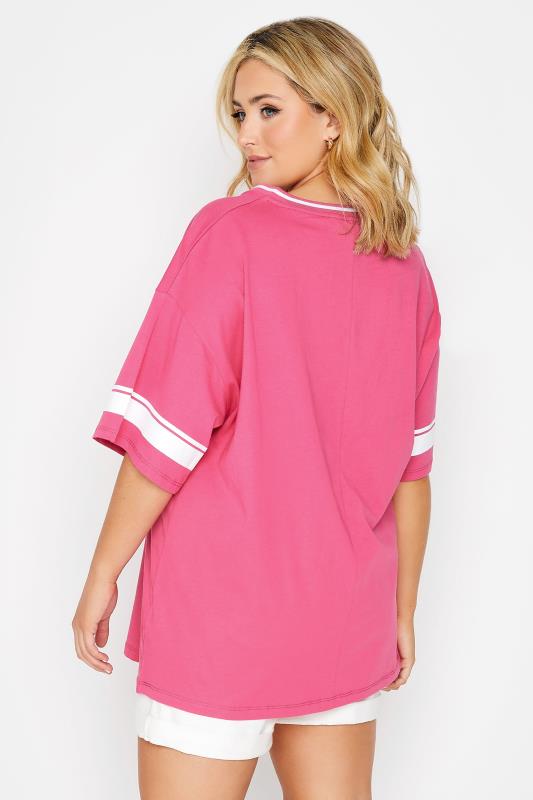 LIMITED COLLECTION Plus Size Pink 'Stay Sassy, Classy' Slogan