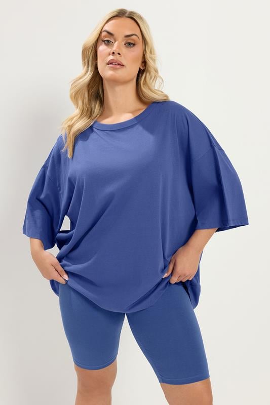  YOURS pantalones cortos azul cobalto