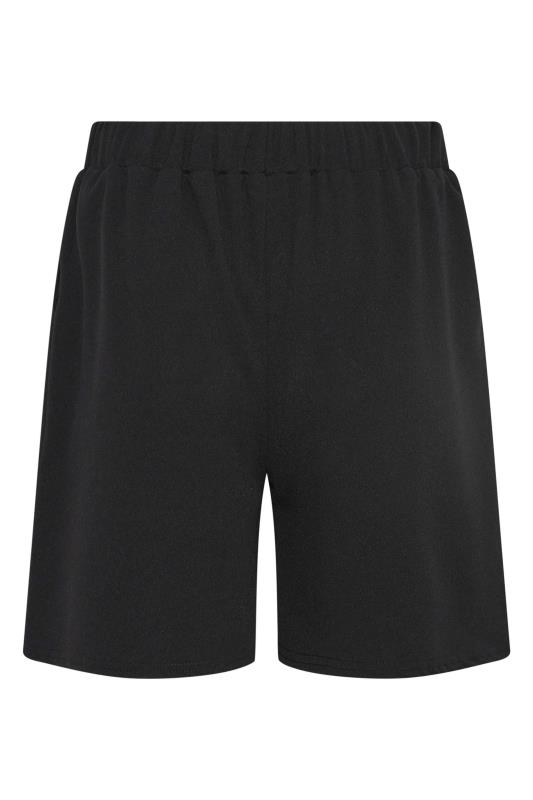 Petite Black Scuba Shorts 7