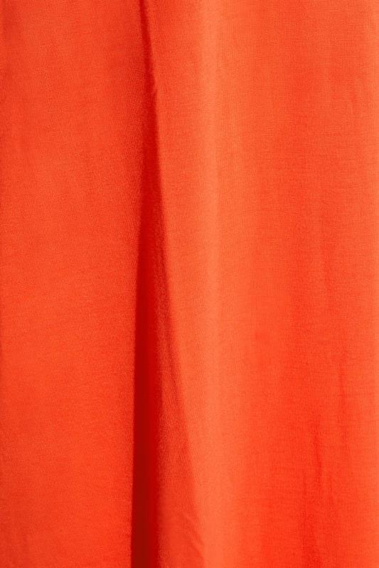 LIMITED COLLECTION Curve Orange Pleat Front Maxi Dress_Z.jpg