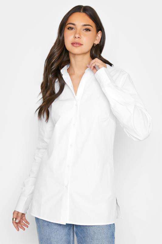LTS Tall White Cotton Shirt 1