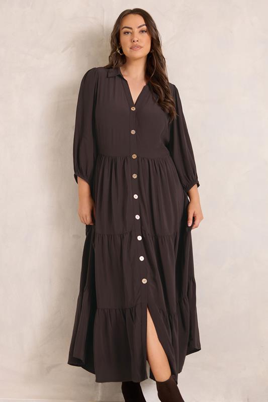 black red dress shirt 751L One Size:M/L Floral Midi Dress | Whether youre dressing up satin kimono robe