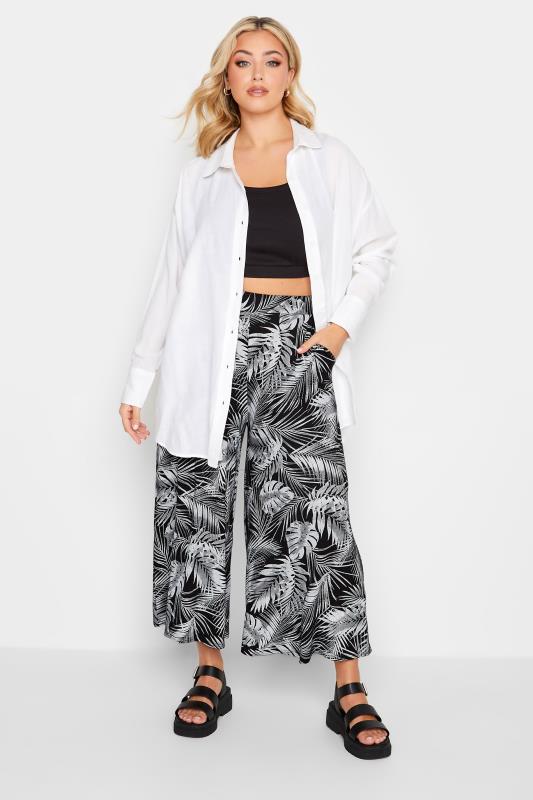 Grey Printed Culottes