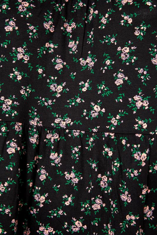 LIMITED COLLECTION Black Floral Print Smock Top_S.jpg