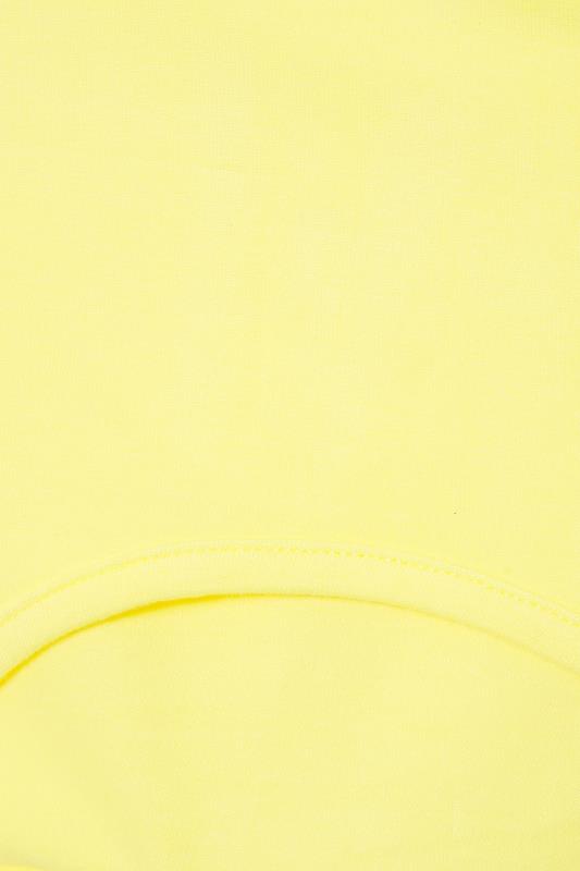LTS Yellow Soft Touch Grown On Sleeve T-Shirt 4