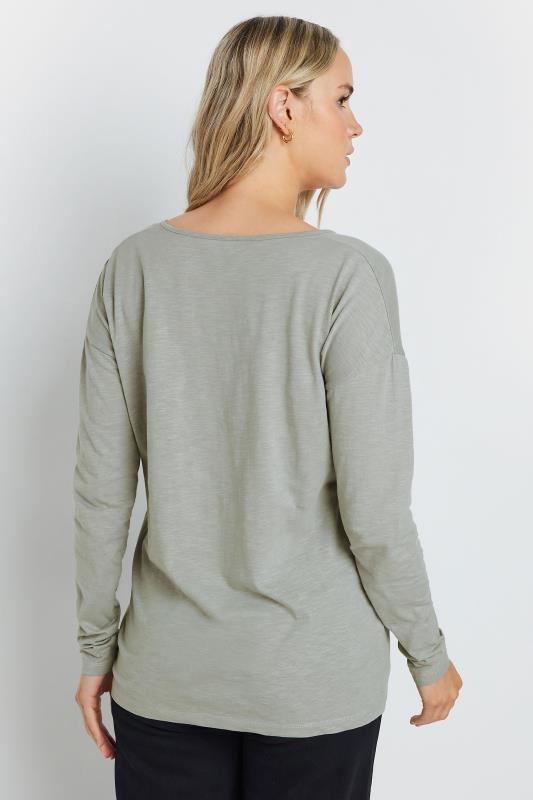 LTS Tall 2 PACK Grey & Brown Long Sleeve T-Shirts | Long Tall Sally 5