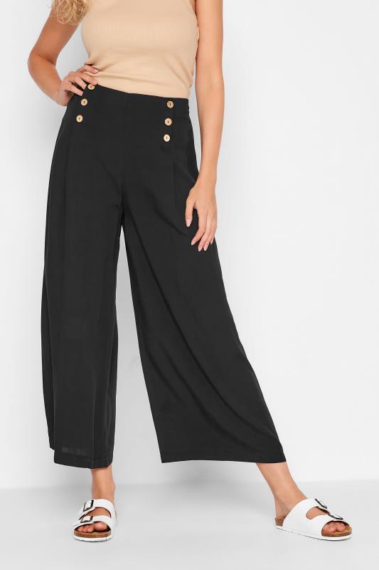 LTS Tall Women's Black Sailor Style Culottes | Long Tall Sally 1