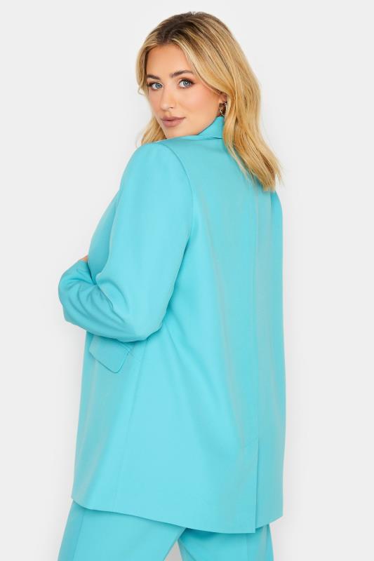 YOURS Plus Size Curve Bright Blue Blazer | Yours Clothing  3