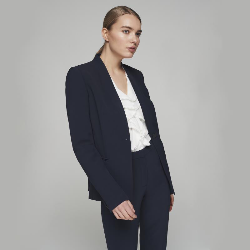 Karl Lagerfeld Paris 1-Button Suit Jacket | Long Tall Sally