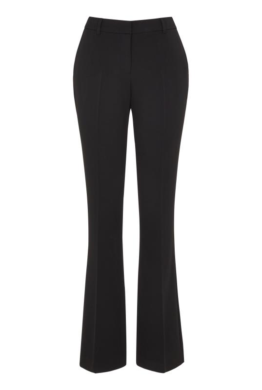 Black Smart Suit Bootcut Trousers 