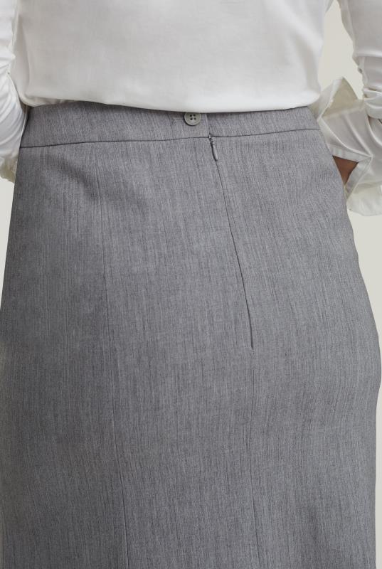 Grey Flippy Suit Skirt | Long Tall Sally