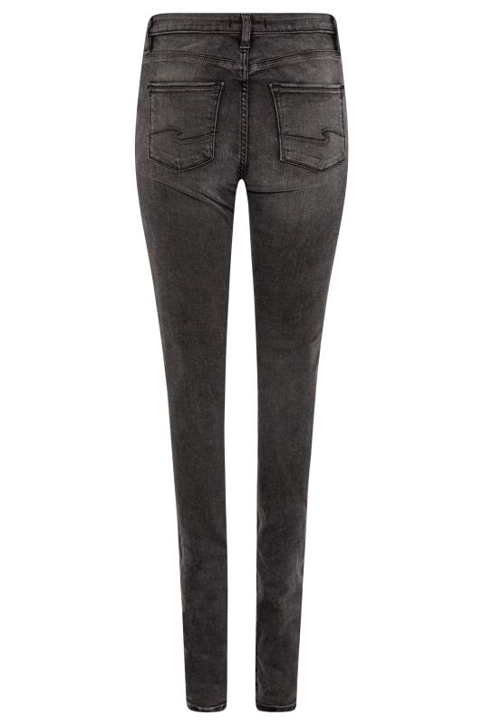 Tall SILVER JEANS Washed Black Skinny Jeans 5