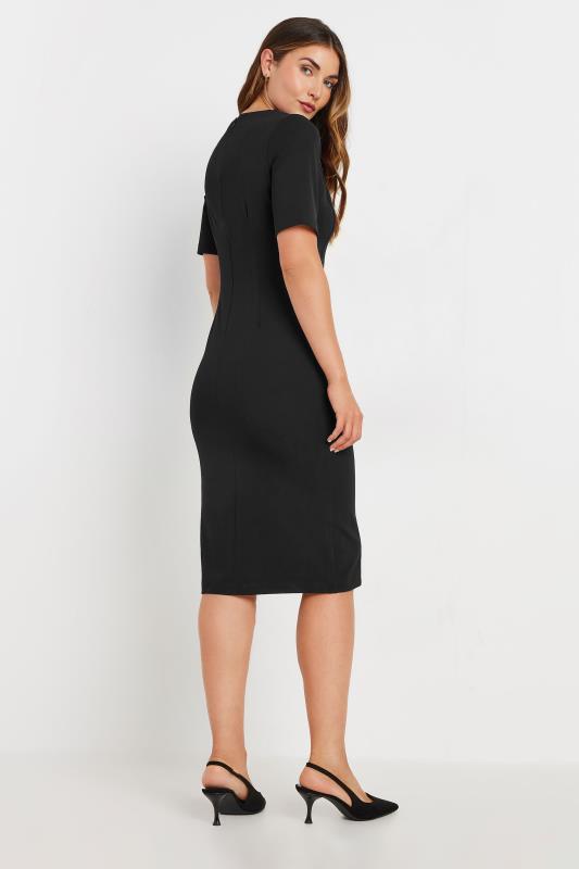 LTS Tall Black Tailored Midi Dress | Long Tall Sally 4