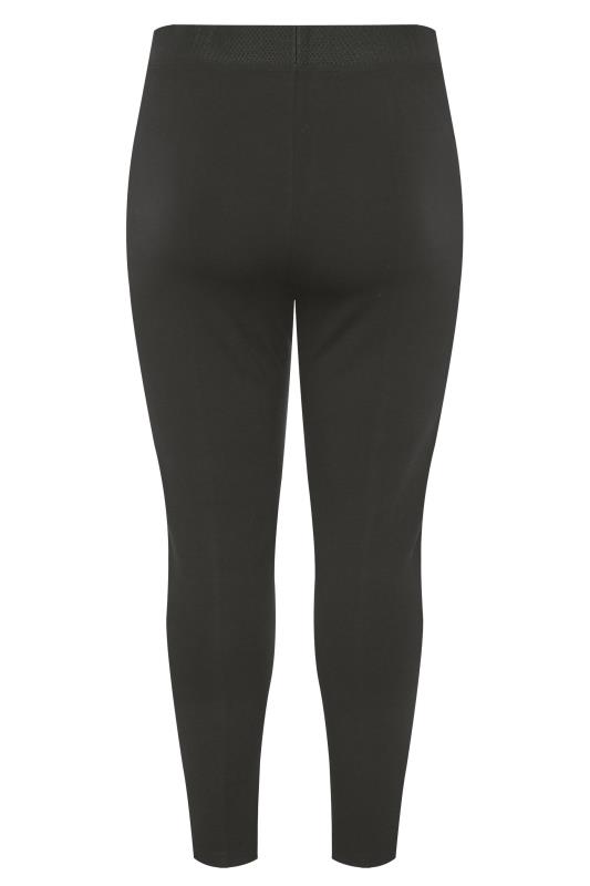Black Ponte Stretch Trousers | Yours Clothing 5