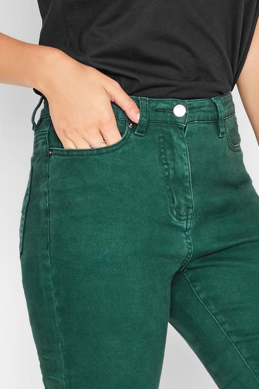 LTS Tall Dark Green AVA Skinny Jeans 3