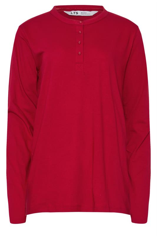 LTS Tall Red Cotton Pyjama Top | Long Tall Sally 8