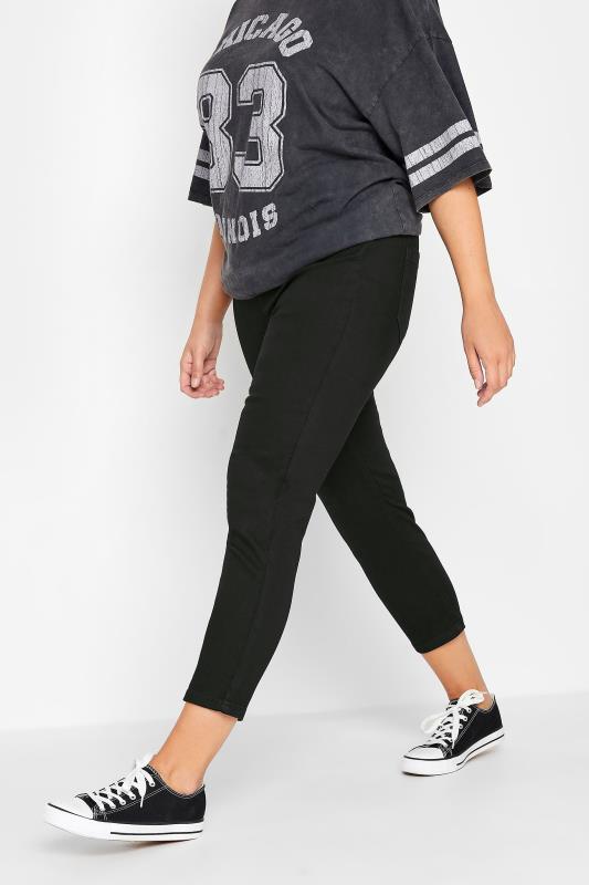  Grande Taille YOURS Curve Black Cropped JENNY Stretch Jeggings