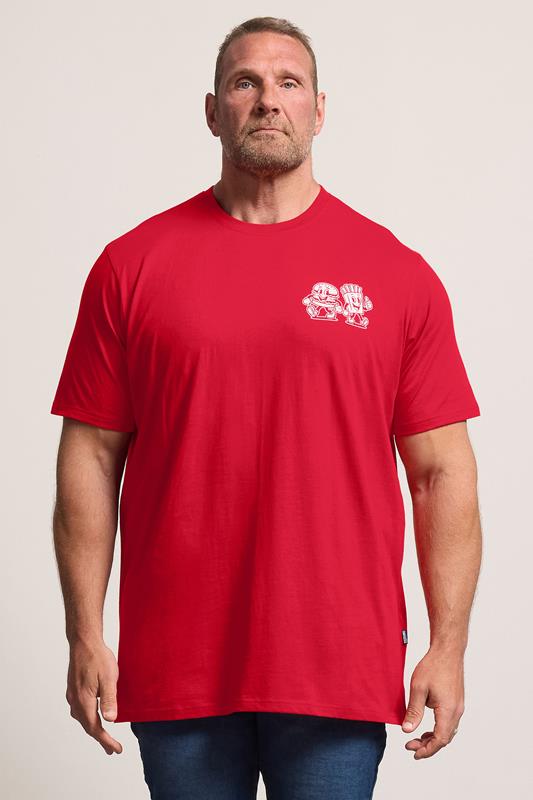  BadRhino Big & Tall T-shirt rouge extra long Grill & Chill