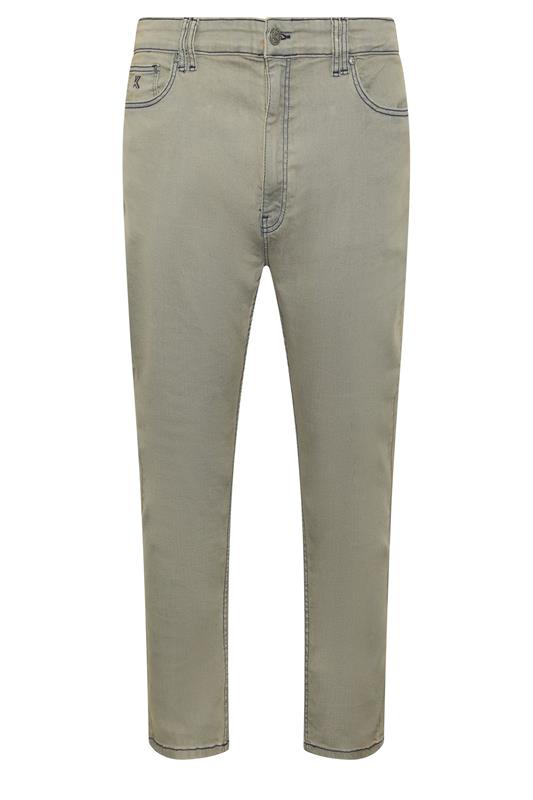 KAM Big & Tall Silver Stretch Jeans | BadRhino 2