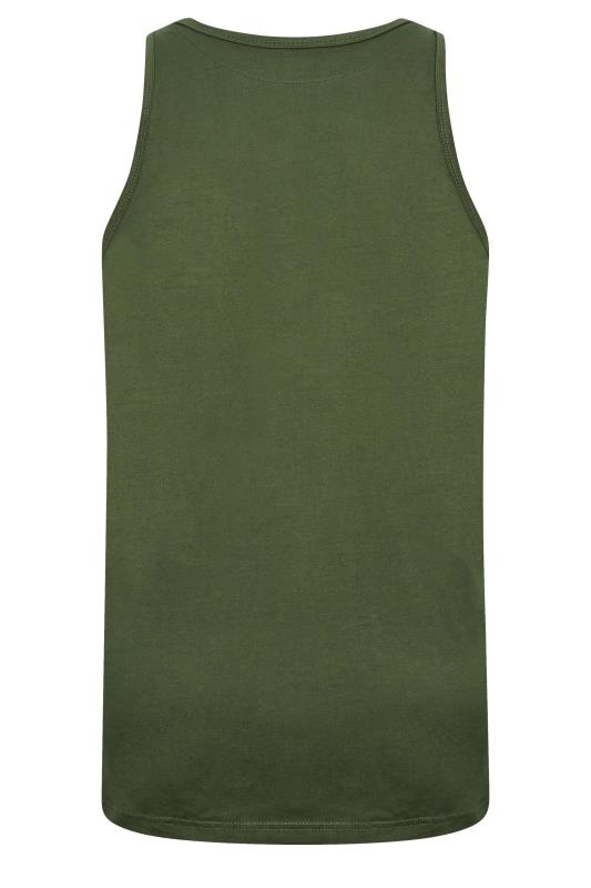 KAM Big & Tall Khaki Green Camo Vest | BadRhino 4